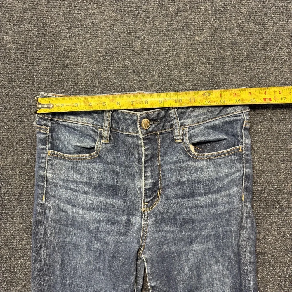 American Eagle Hi-Rise Jegging Jeans Womens 10 Medium Wash Blue Stretch Denim